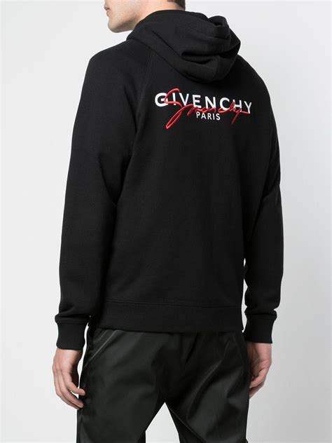 givenchy zipper front hoodie.